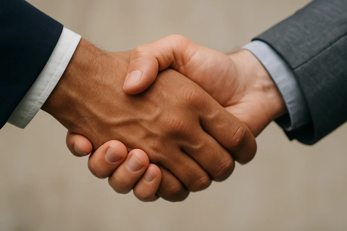 Partnership handshake